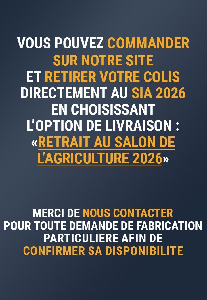 Retrait de colis au Salon de l'Agriculture 2026