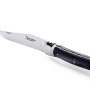 Laguiole pliant 13cm, manche en corne de vache Aubrac, mitres inox brossées