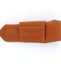 Etui en cuir doublé marron clair, pour couteau Laguiole avec manche de 11 cm et 12 cm