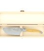 Pelle à tarte Laguiole, manche en buis, mitres inox brossées