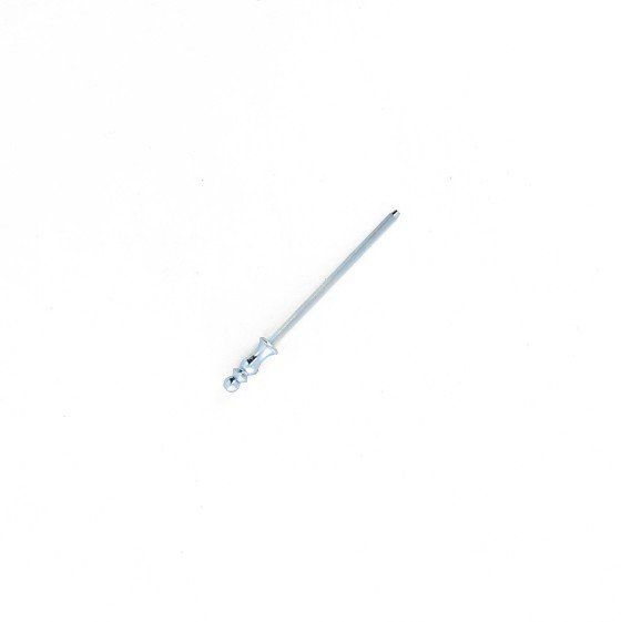 Mini fusil à aiguiser en tungstène, mèche ronde de 8 cm, manche inox