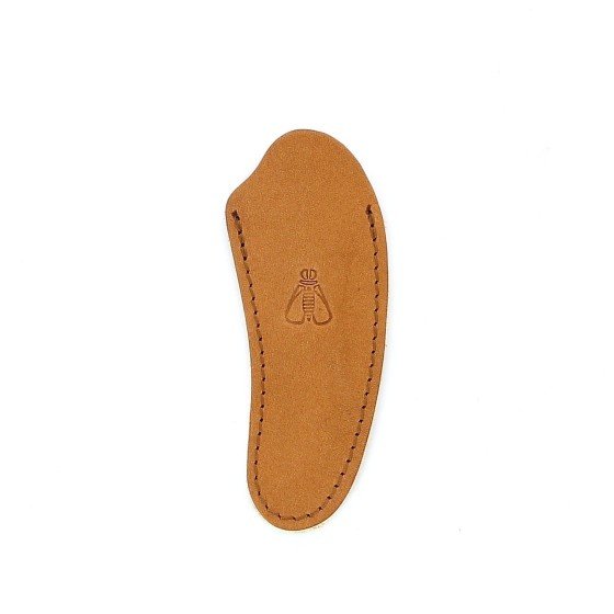 Gousset en cuir marron clair, pour couteau Laguiole avec manche de 10 cm
