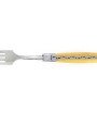 Coffret de 6 grandes fourchettes de Laguiole, manche en buis, mitres inox brossées