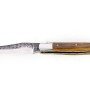 laguiole-12-cm-abeille-forgee-double-platine-manche-en-ivoire-de-mammouth-platines-laiton-lame-brut-de-forge