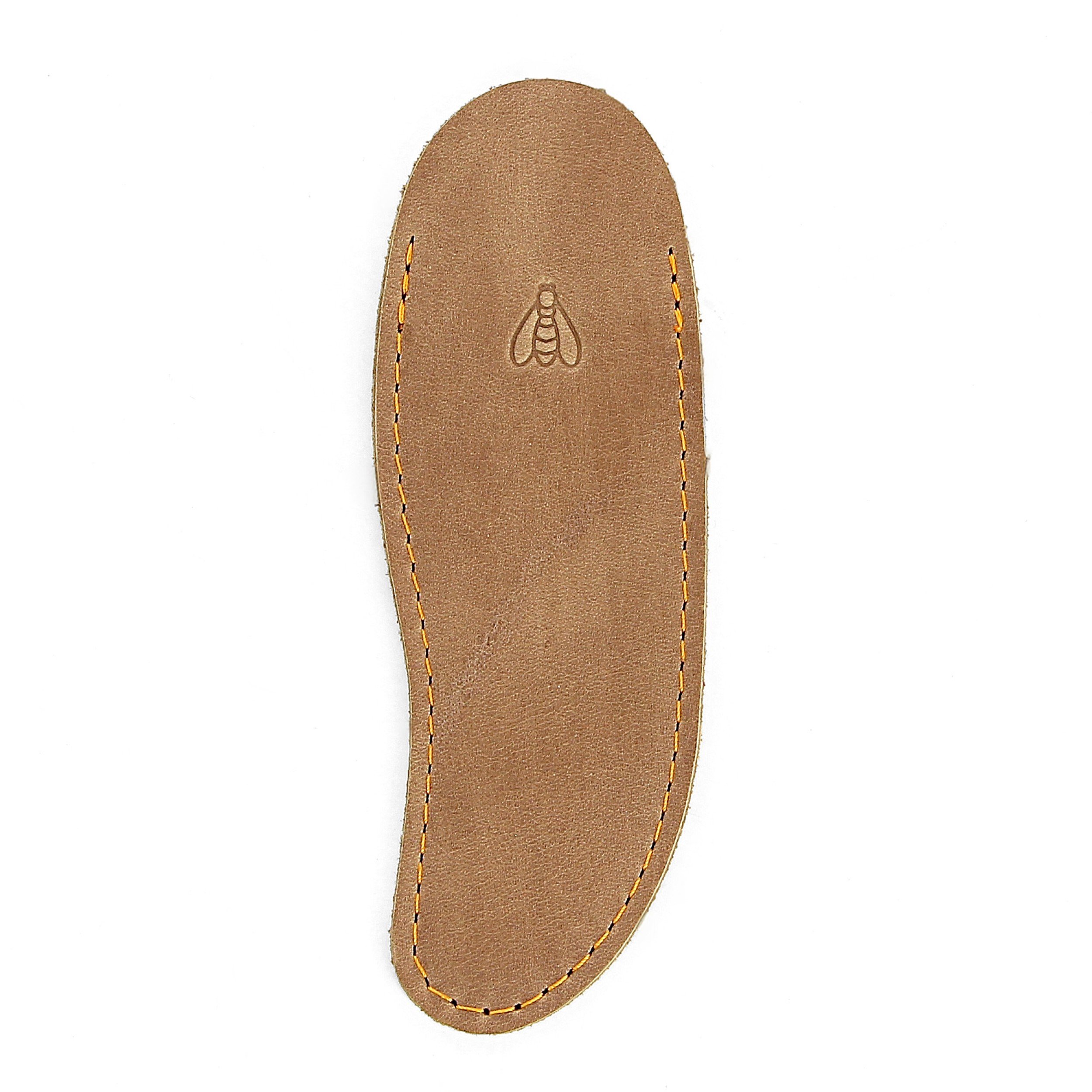 Gousset en cuir marron clair, pour couteau Laguiole avec manche de 11 cm et 12 cm
