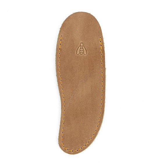 Gousset en cuir marron clair, pour couteau Laguiole avec manche de 11 cm et 12 cm