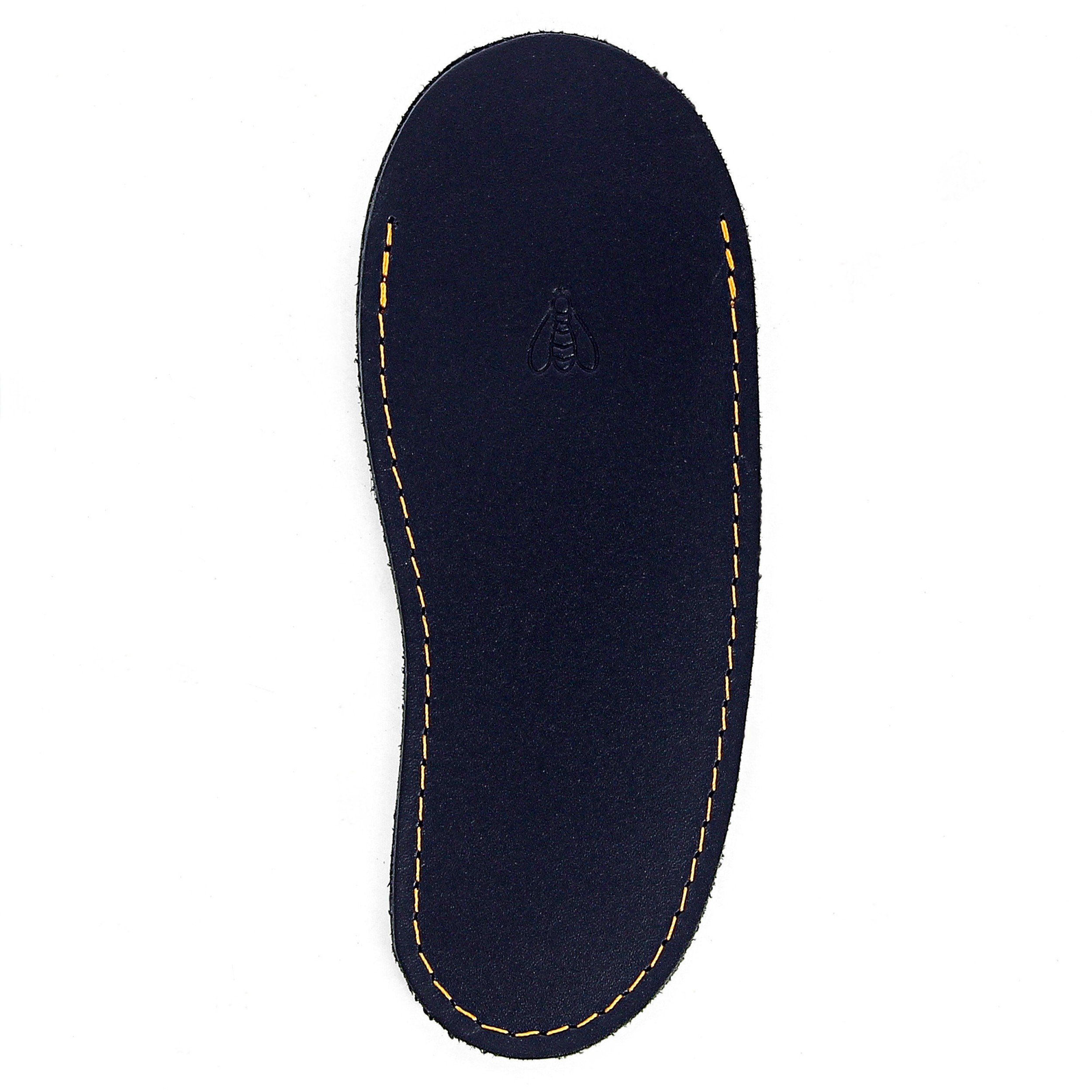 Gousset en cuir noir, pour couteau Laguiole avec manche de 13 cm