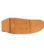 Etui en cuir marron clair avec fusil tête inox, pour couteau Laguiole avec manche de 11 cm et 12 cm