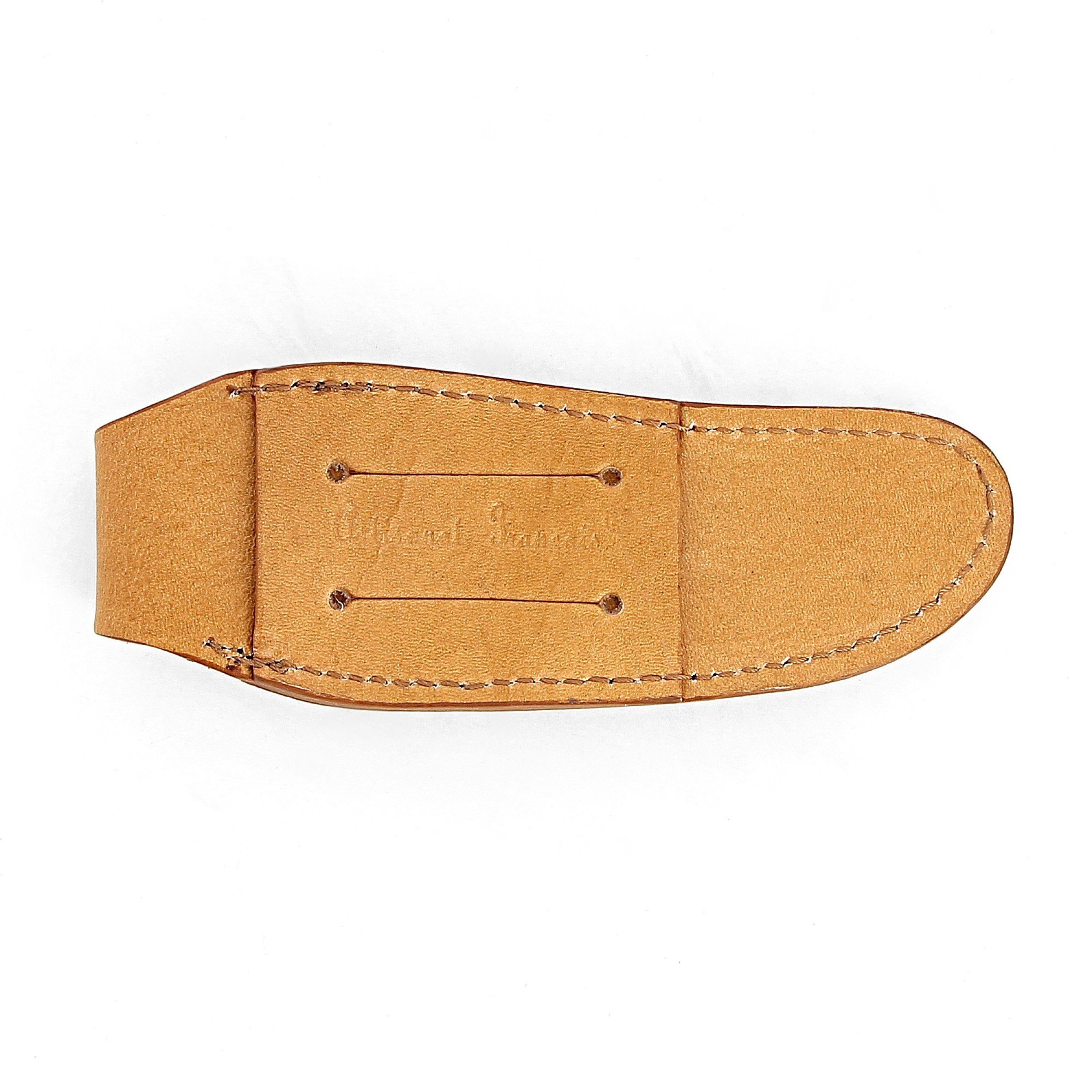 Etui en cuir marron clair, pour couteau Laguiole avec manche de 11 cm et 12 cm