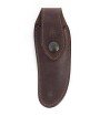 Etui en cuir marron foncé, pour couteau Laguiole avec manche de 11 cm et 12 cm