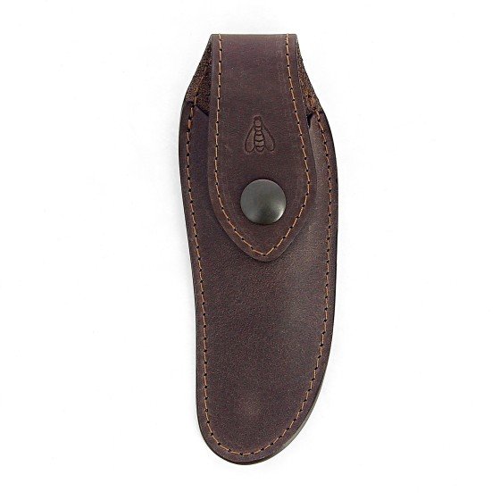 Etui en cuir marron foncé, pour couteau Laguiole avec manche de 11 cm et 12 cm