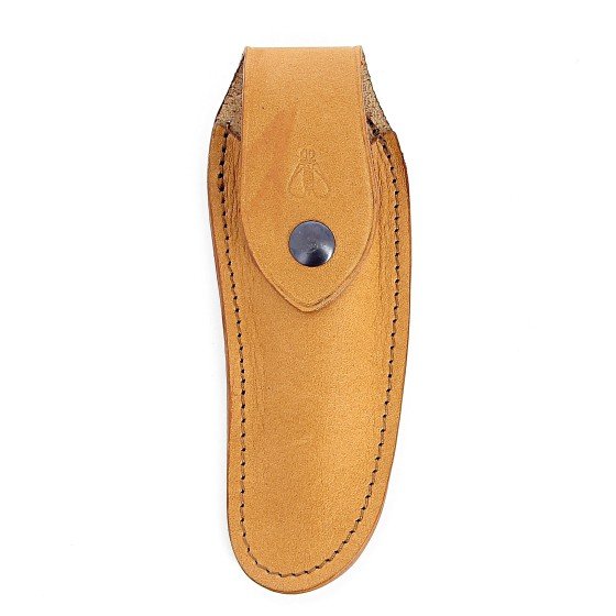 Etui en cuir marron clair, pour couteau Laguiole avec manche de 13 cm