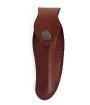 Etui en cuir marron foncé, pour couteau Laguiole avec manche de 10 cm