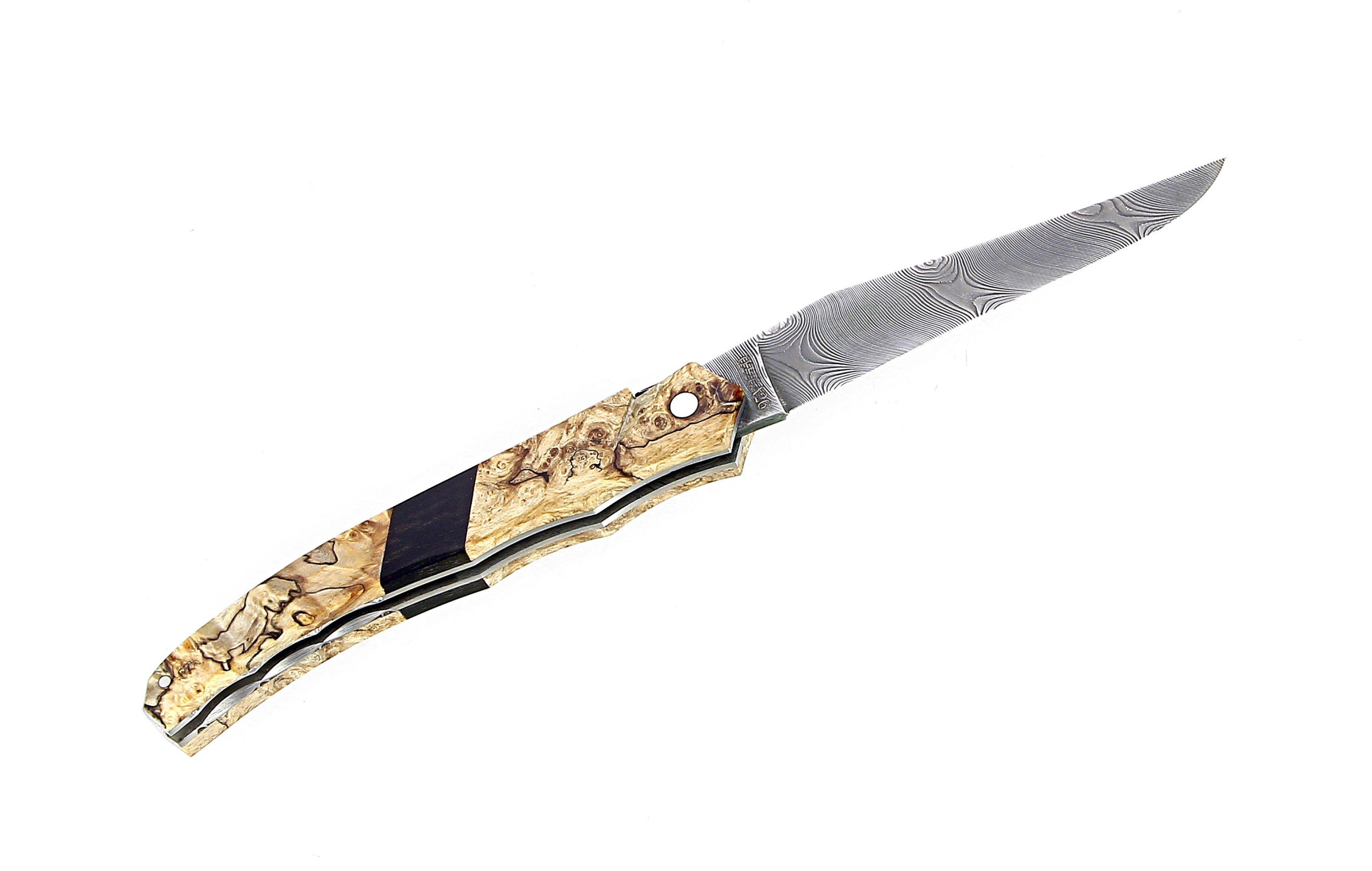 Tribal Prestige, manche en marronnier, lame damas