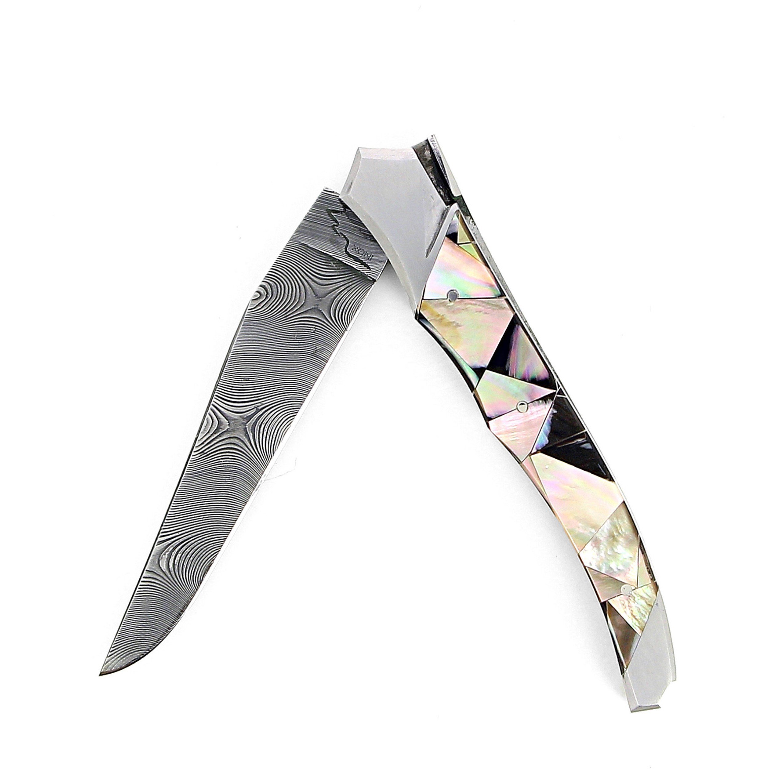 Tribal nacre lame damas