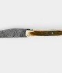 Couteau de Laguiole en ivoire de mammouth, damas