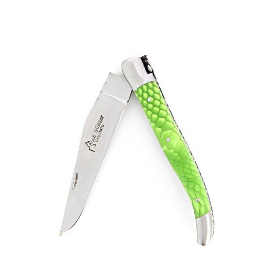Couteau de Laguiole 11 cm , manche en Juma vert
