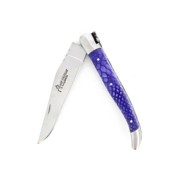 Couteau de Laguiole 11 cm , manche en Juma violet