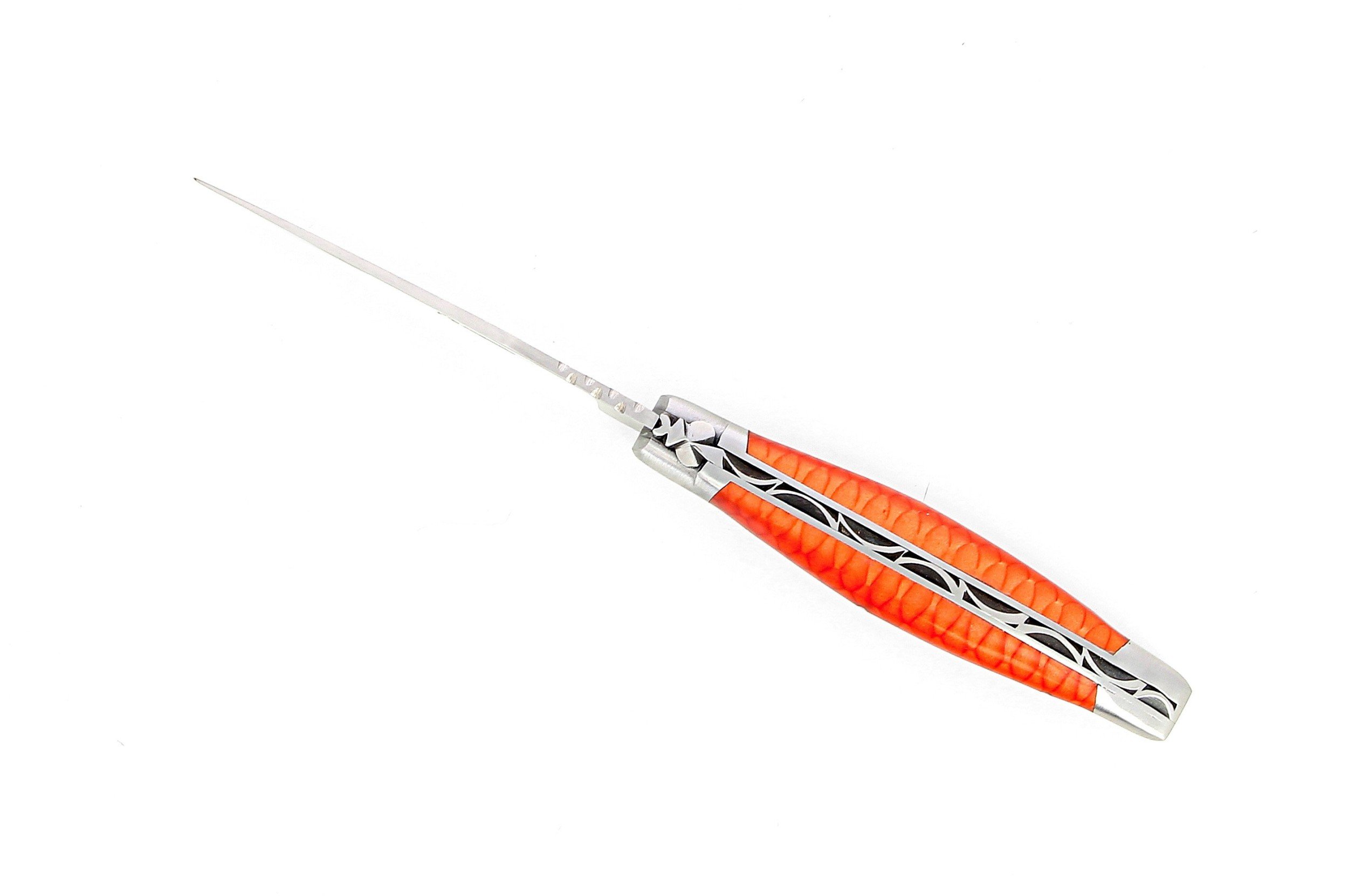 Couteau de Laguiole 11 cm , manche en Juma rouge