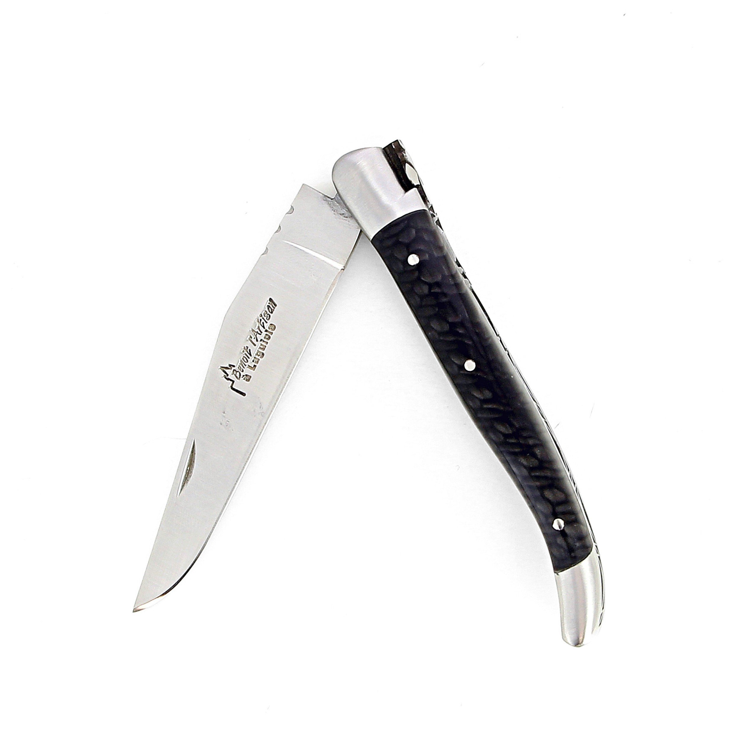 Couteau de Laguiole 11 cm , manche en Juma noir