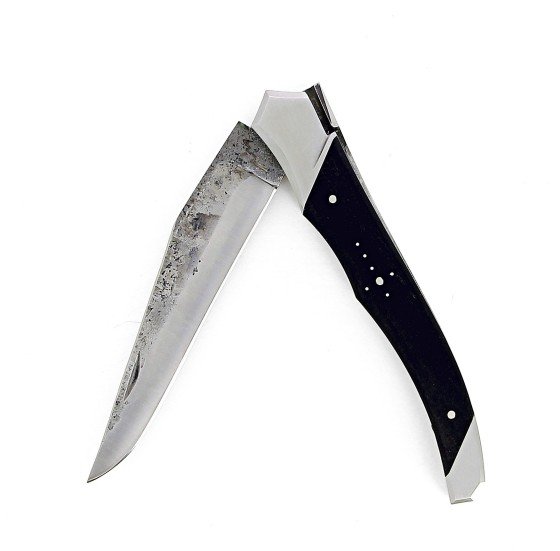 Couteau Laguiole trbal en ebene lame brute de forge