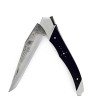 Couteau Laguiole trbal en ebene lame brute de forge