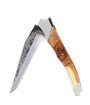 Tribal manche en genévrier lame brute de forge