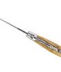 Couteau de Laguiole double platine en olivier lame damas