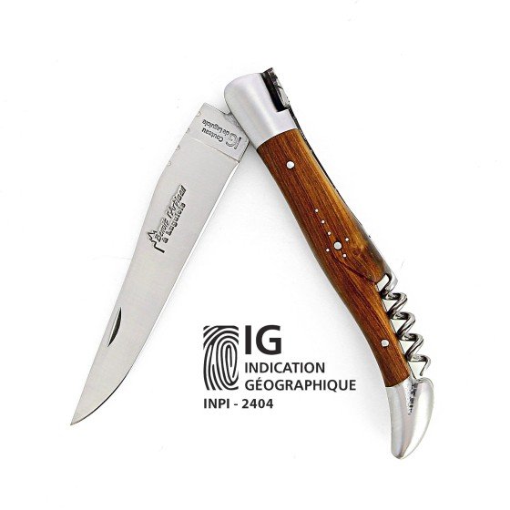 IG Couteau de Laguioleavec tire bouchon et manche en pistachier