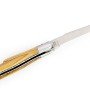IG Couteau de Laguiole double platine avec tire bouchon et manche en olivier