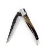Couteau de laguiole avec manche en genévrier et lame brute de forge