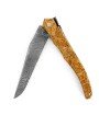 laguiole-tribal-12-cm-abeille-forgee-plein-manche-en-erable-negundio-et-platines-guillochees-lame-damas-carbone