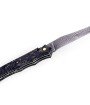 laguiole-tribal-12-cm-abeille-forgee-plein-manche-en-loupe-derable-negundo-noir-et-platines-guillochees-lame-damas-carbone