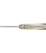 Laguiole 13 cm Abeille Forgée plein manche en pointe de corne, platines inox lame damas inox