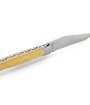 Laguiole pliant 11 cm, manche en buis, mitres inox brossées