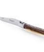 Laguiole pliant 12cm, manche en pistachier, mitres inox brossées